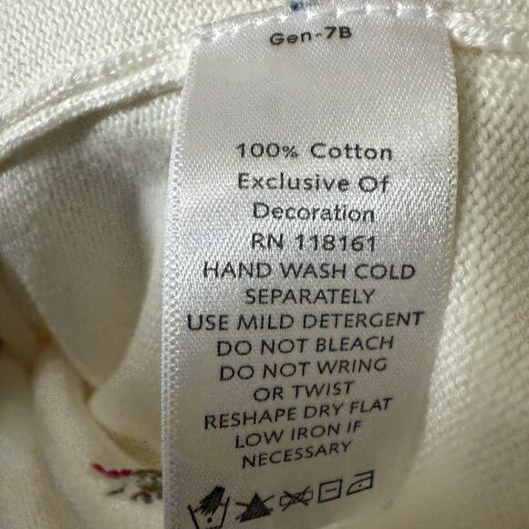 NWT Quacker Factory Plus Top XL Cardinal Sleeves Built In Tank Embroidered READ - Picture 10 of 11